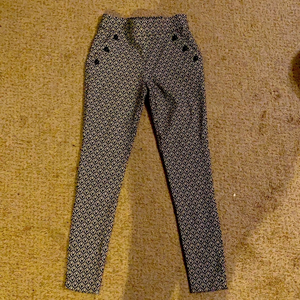 Printed Slim Fit Trouser